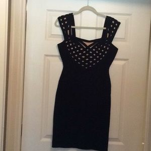 NWT BLACK HERVE LEGER SIZE L